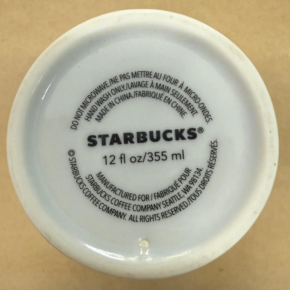 Starbucks Minnesota Snow Scene Ceramic Tumbler